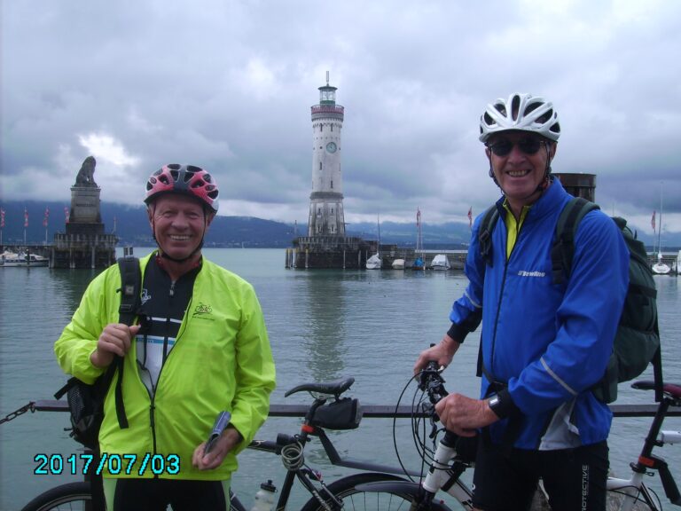 Heinrich Beer und Dietmar Kraus auf Alpentour