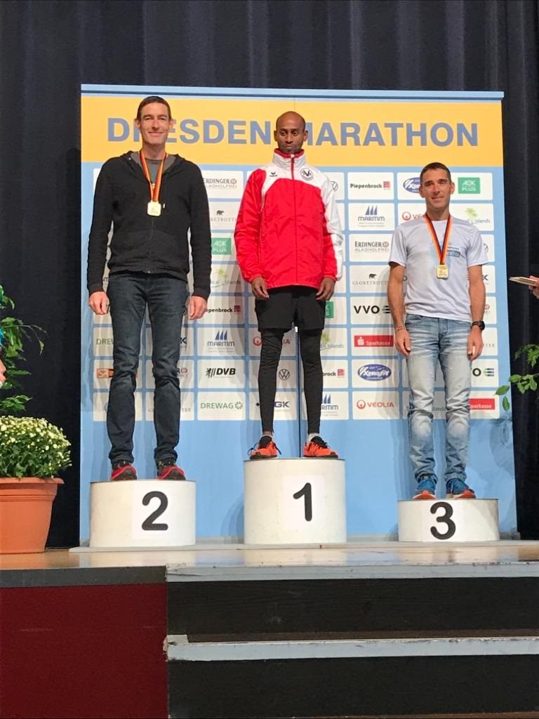 Jürgen Mauritz beim Dresdner Marathon