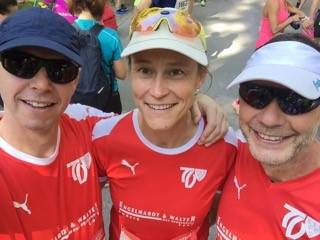 Unsere LäuferInnen beim Münchner Marathon