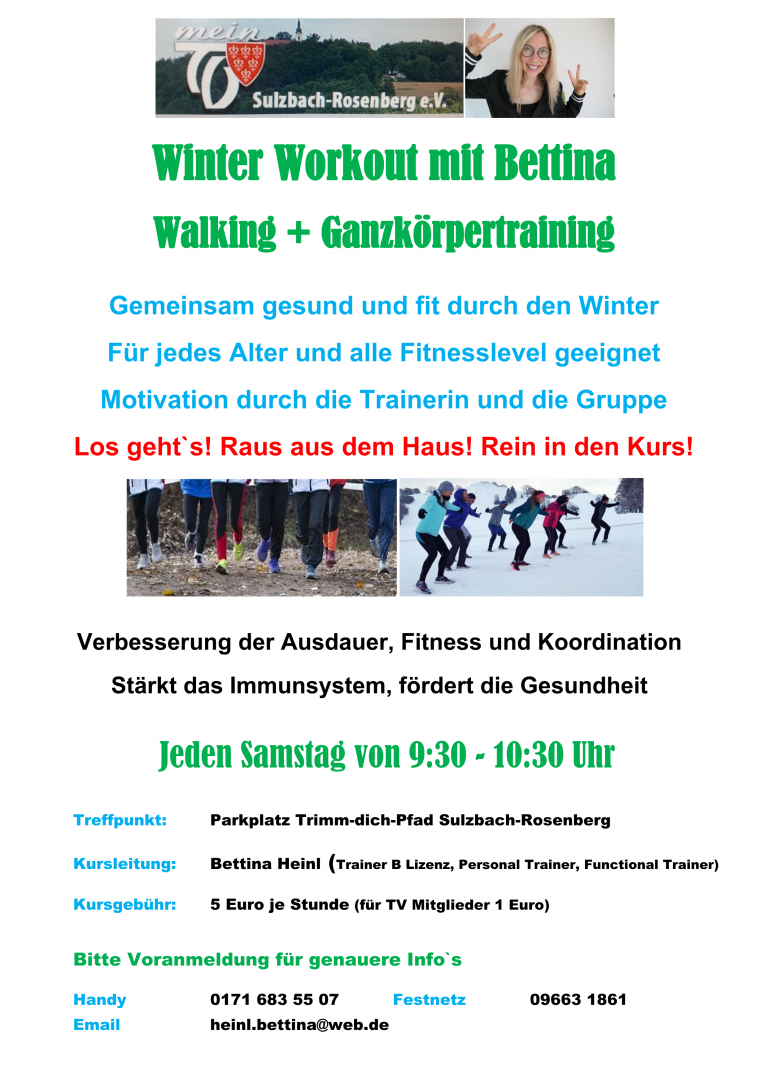 Winter Workout mit Bettina